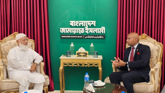 জামায়াত আমিরের সঙ্গে ঢাকার কানাডিয়ান হাইকমিশনারের সাক্ষাৎ