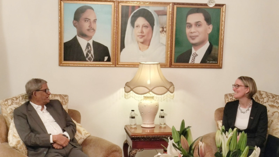 বিএনপি চেয়ারপারসনের কার্যালয়ে ব্রিটিশ হাইকমিশনার